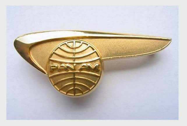 Pan Am flight attendant wings