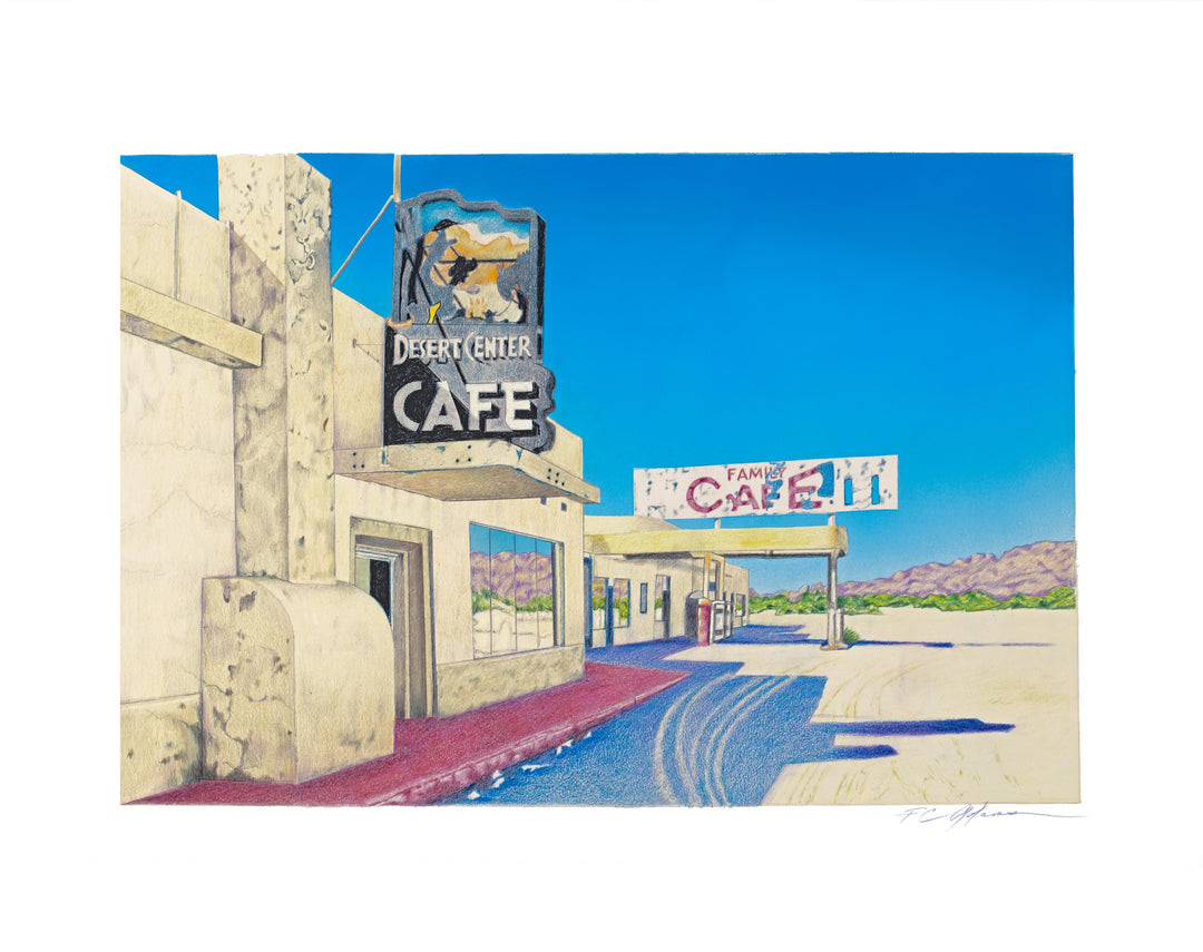 Desert Center Cafe - Fine Art Giclee Print | Reclaimed Series