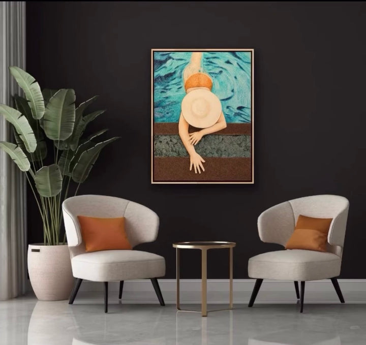 Held in Blue - Open Edition Fine Art Giclée Print | Women in the Water Series