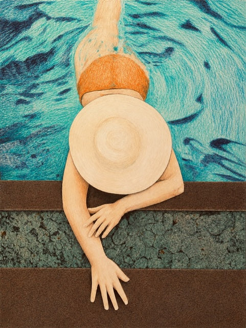 Held in Blue - Fine Art Giclee Print | Women in the Water Series