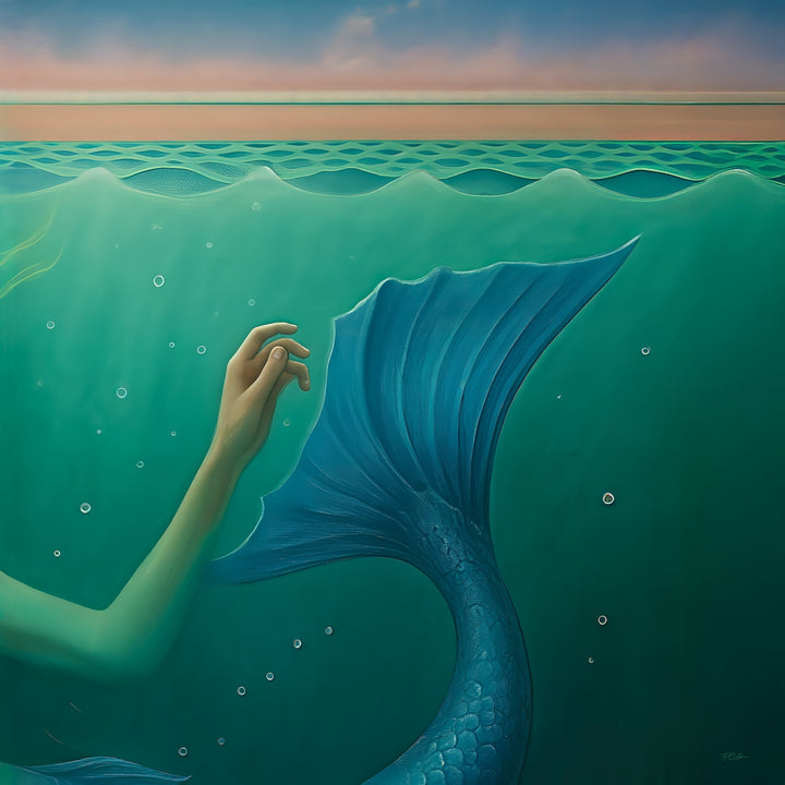 Mermaid - Fine Art Giclee Print | Women in the Water Series