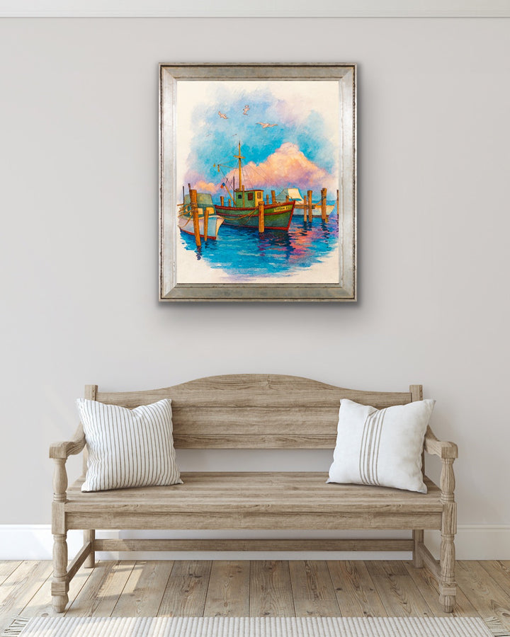 Montauk Harbor - Open Edition Fine Art Giclée Print | Water Series
