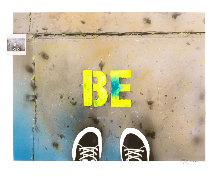Sidewalk Talk #1 - Original Mixed Media Artwork | Reclaimed Series