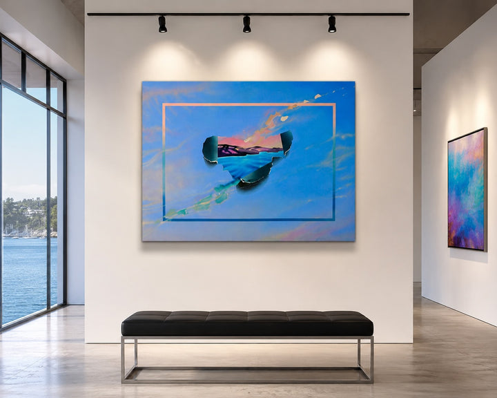 TEAR IN THE SKY - Original Mixed Media Artwork | Water Series