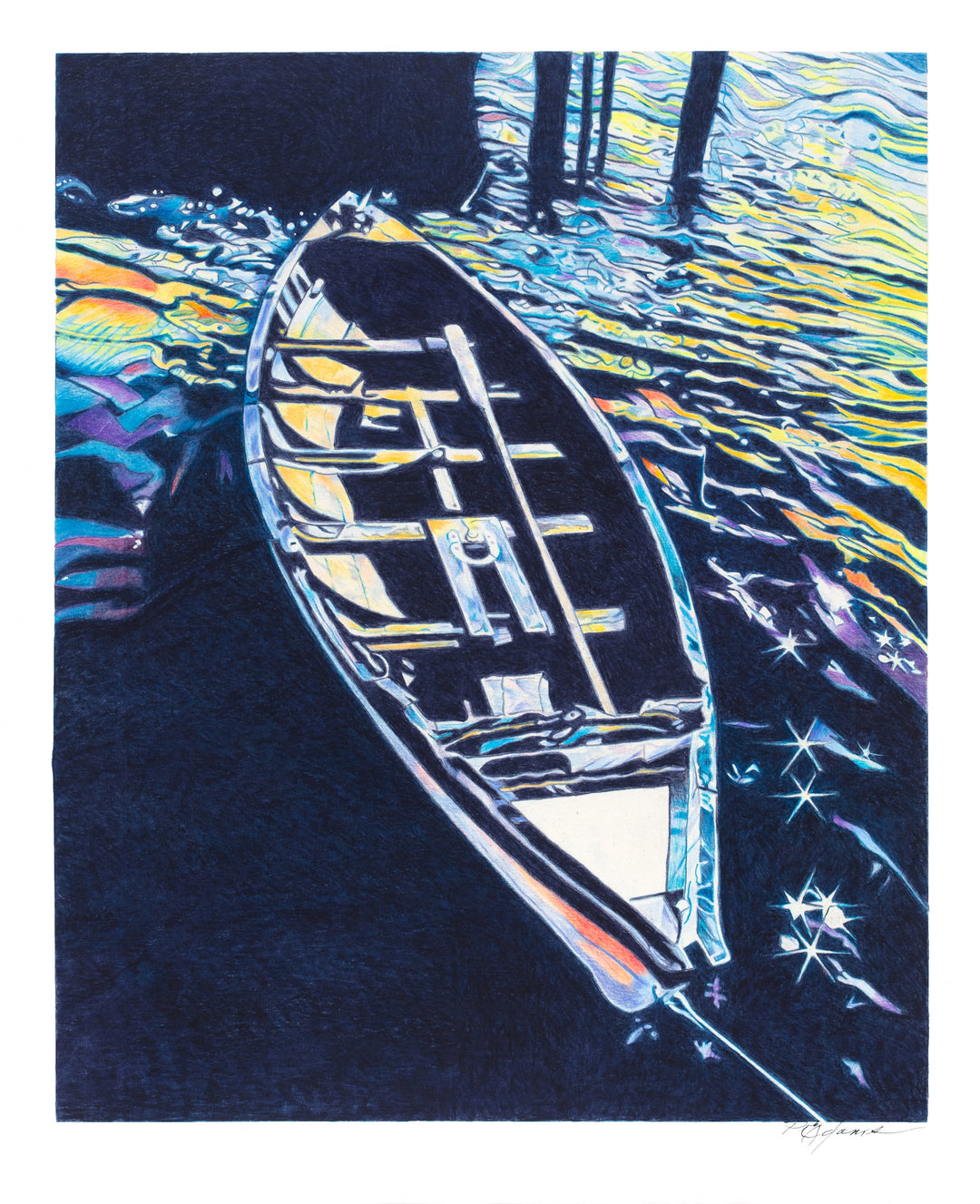 The Dock - Fine Art Giclee Print | Water Series