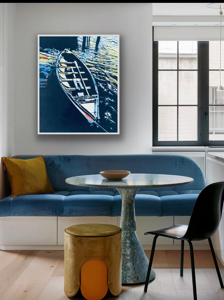 THE DOCK - Original Colored Pencil Artwork | Water Series