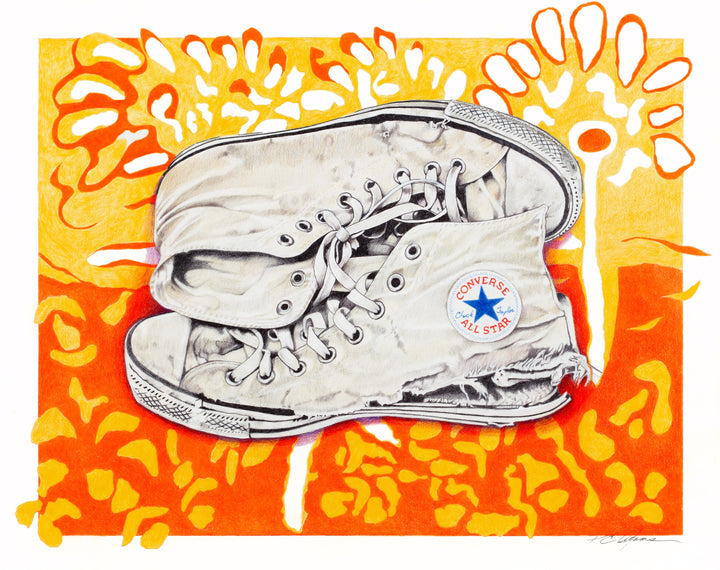 Trying to Fill David's Shoes - Open Edition Fine Art Giclée Print | Reclaimed Series