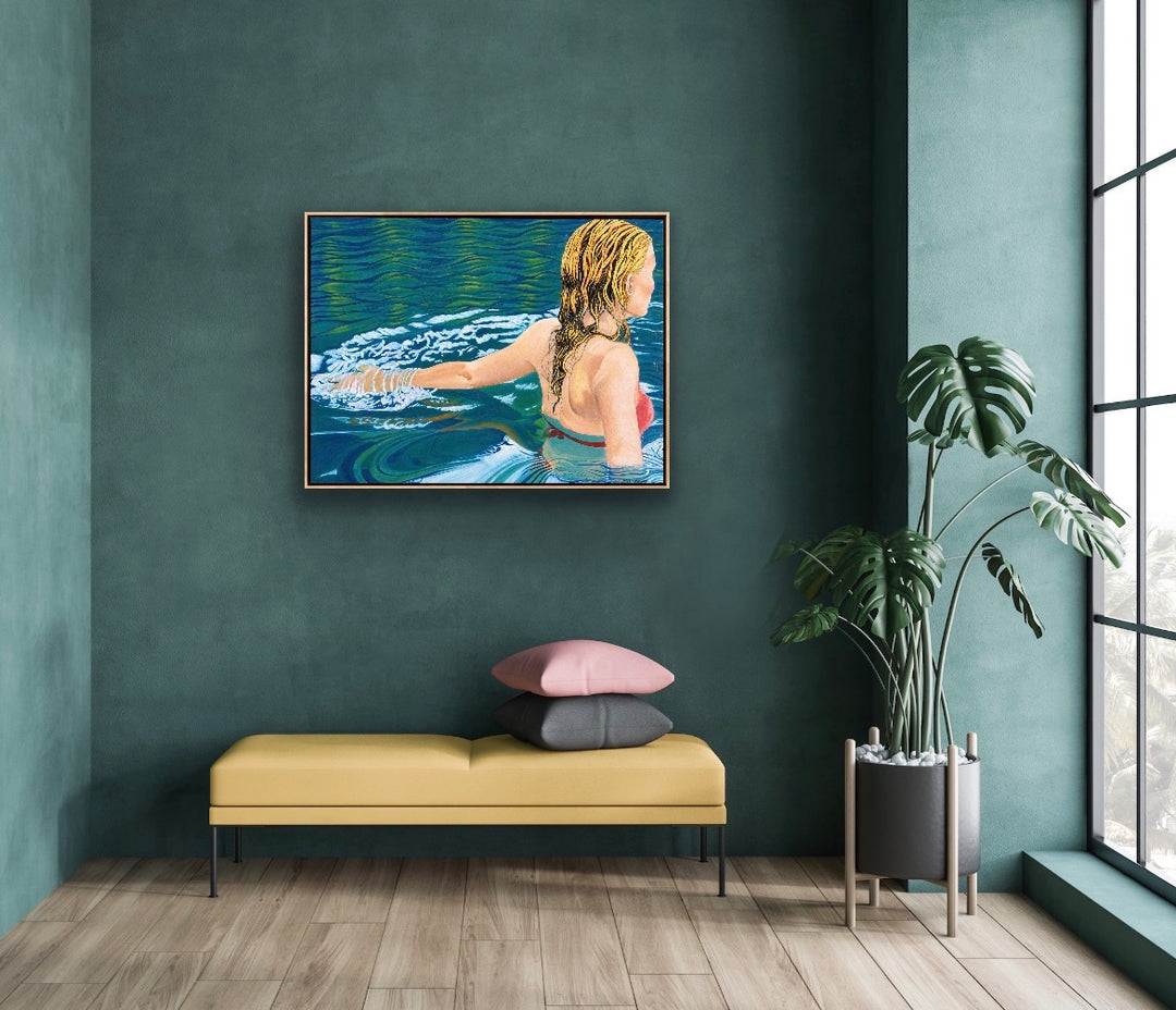 Wading - Open Edition Fine Art Giclée Print | Women in the Water Series