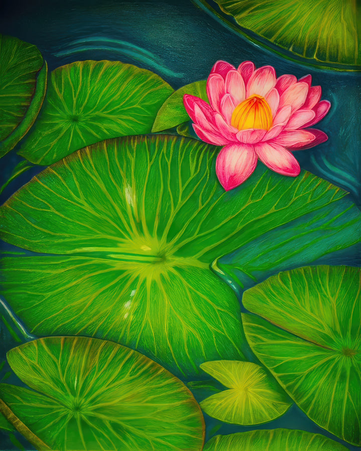 Water Lily - Open Edition Fine Art Giclée Print | Botanical Series